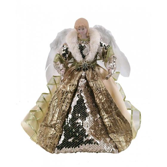 Anjo De Natal Paetê Dourado Decoração Topo De Árvore Premium - Zona Livre - Anjo para Árvore de Natal - Magazine Luiza Anjo De Natal Paetê Dourado Decoração Topo De Árvore Premium - Zona Livre - Anjo para Árvore de Natal - Magazine Luiza