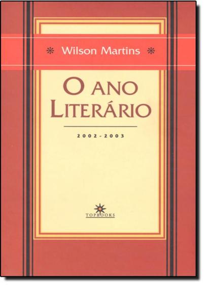Imagem de Ano Literario, O - 2002 - 2003