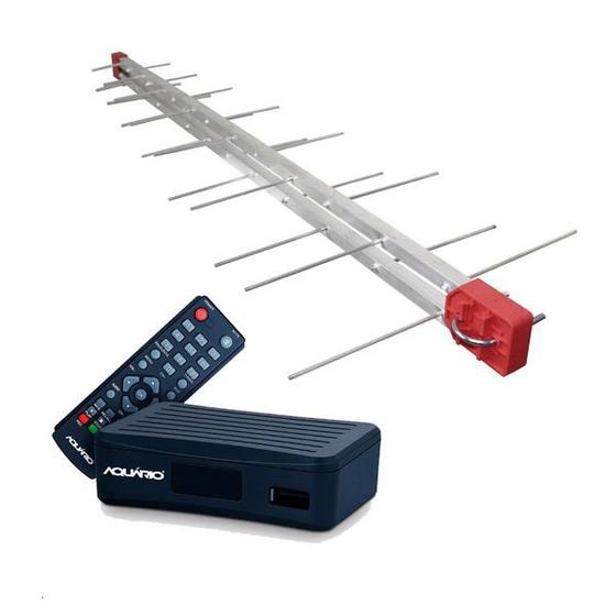Antena Digital 4K Log 28 Elementos E Conversor Digital DTV4000 é boa?