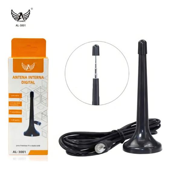 Imagem de Antena Digital Amplificada Interna Pra Tv Sinal Hd Uhf 3M AN-Z25