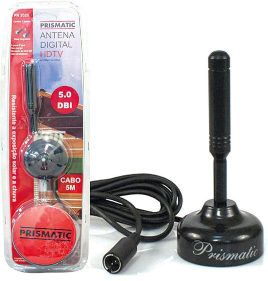 Antena digital extena interna hdtv5.0dbi pr2020 - prismatic Imagem de Antena digital extena interna hdtv5.0dbi pr2020