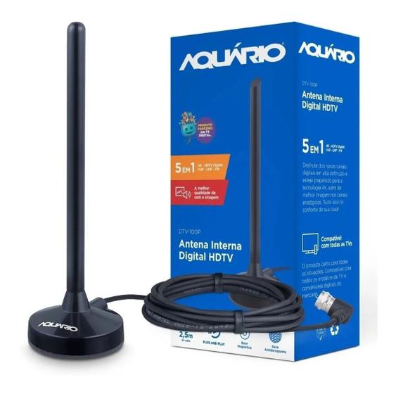 Antena Digital Interna Digital Full Hdtv 4K Aquario Dtv-100P Menor preço em Antena Digital Interna Digital Full Hdtv 4K Aquario Dtv-100P