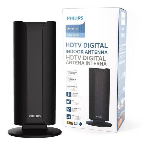 Antena Digital Tv Interna 4 Em 1 Full Hd Hdtv 4k Philips Menor preço em Antena Digital Tv Interna 4 Em 1 Full Hd Hdtv 4k Philips