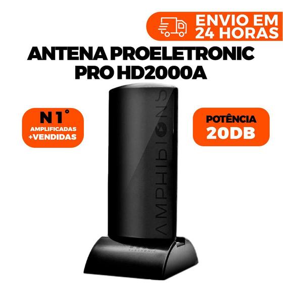 Antena interna amplificada amphibious proeletronic - prohd-2000a é boa?