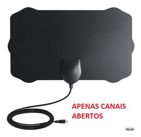 Antena Interna Amplificadora Sinal Hdtv Para Tv Digital 03 Menor preço em Antena Interna Amplificadora Sinal Hdtv Para Tv Digital 03
