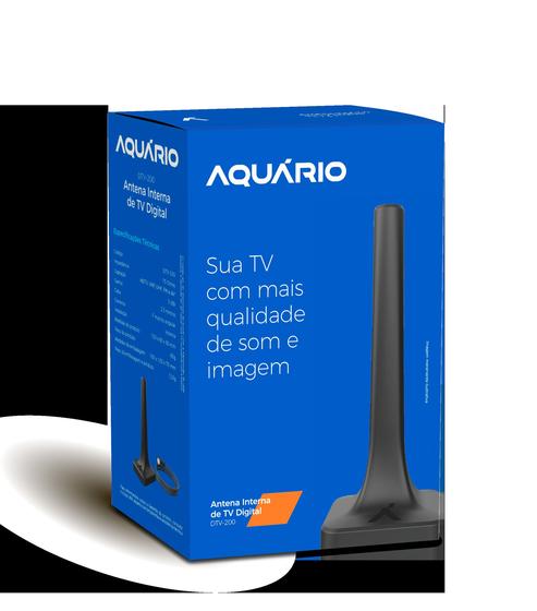 Imagem de Antena Interna de  Digital Dtv-200 / 2,5 Metros de Cabo Aquario 