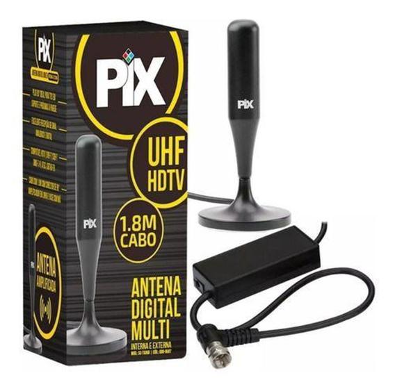 Imagem de Antena Interna Digital Super Amplificada Digital Uhf Ful Hd - PIX