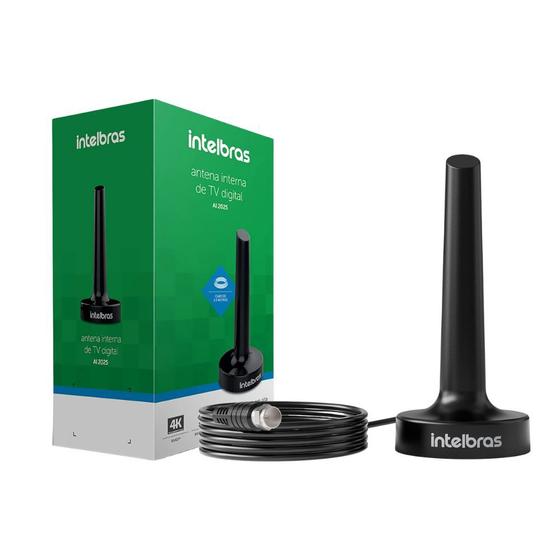 Antena Interna Tv Digital Intelbras Uhf Hdtv 4k Al2025 2.5m Menor preço em Antena Interna Tv Digital Intelbras Uhf Hdtv 4k Al2025 2.5m