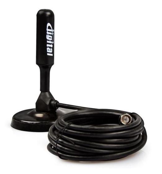 Antena para Tv Digital Interna Externa HDTV 3.5 Dbi Cabo 4.3m Menor preço em Antena para Tv Digital Interna Externa HDTV 3.5 Dbi Cabo 4.3m