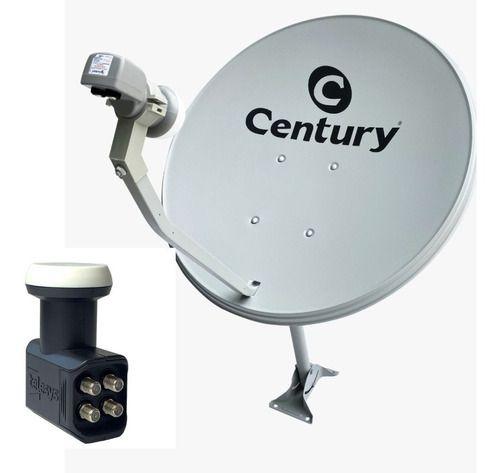 Imagem de Antena Parabólica Century 60cm Banda Ku 5g C/ Lnb Quadruplo