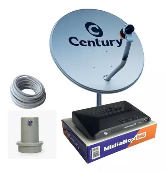 Antena Parabolica Digital Century 60 cm ku 5G Menor preço em Antena Parabolica Digital Century 60 cm ku 5G