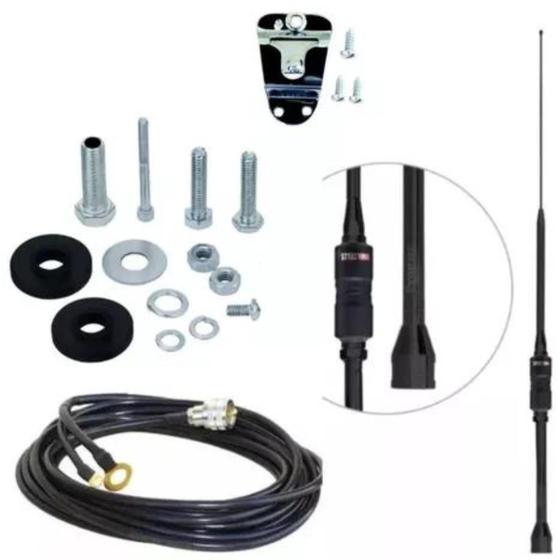 Imagem de Antena Px Steelpar Black Suport Ptt De Blinde Mod. Argentina