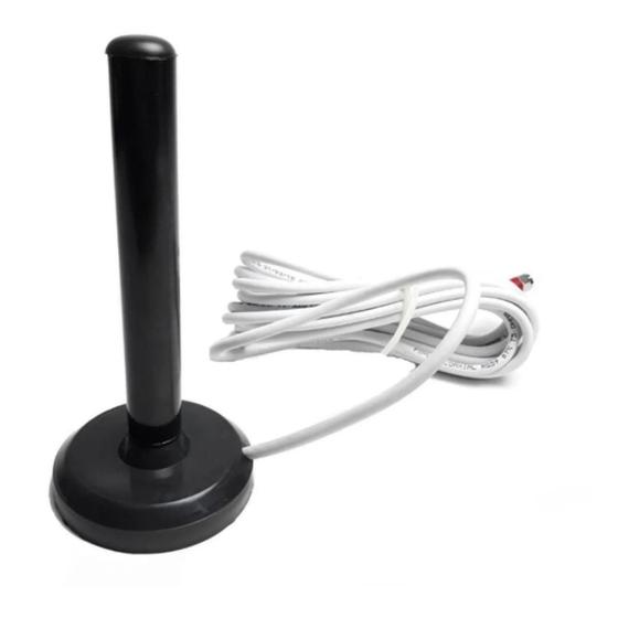 Antena Simples Para Tv Interna E Externa Com Cabo - Estarlich Imagem de Antena Simples Para Tv Interna E Externa Com Cabo