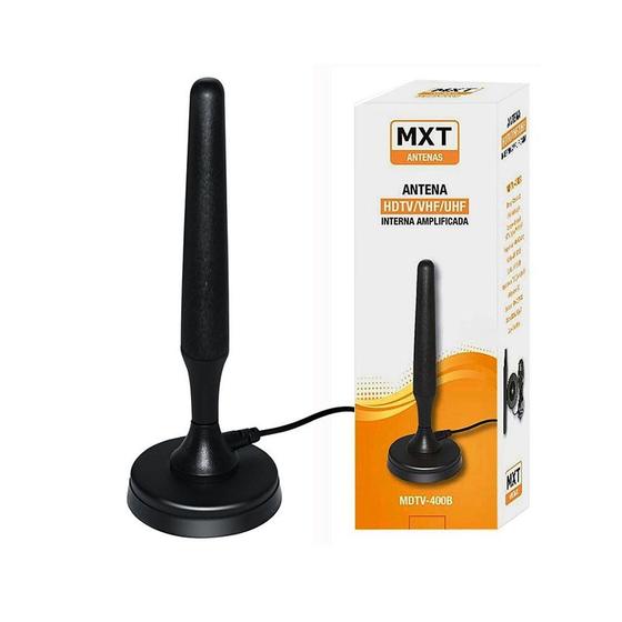 Antena Tv Amplificada 20Db Mxt Mdtv 400-B Digital Envio Full - Antena ...