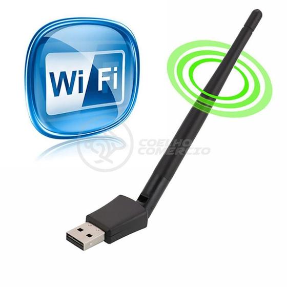 Imagem de Antena Usb 2.0 Receptor De Wifi Wireless 1200Mbps