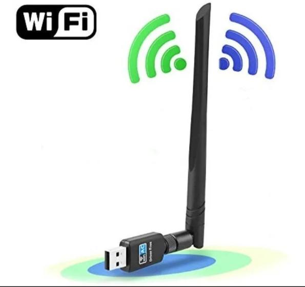 Imagem de Antena Wi-fi Adaptador Wireless 300mb/s Usb Pc Notebook