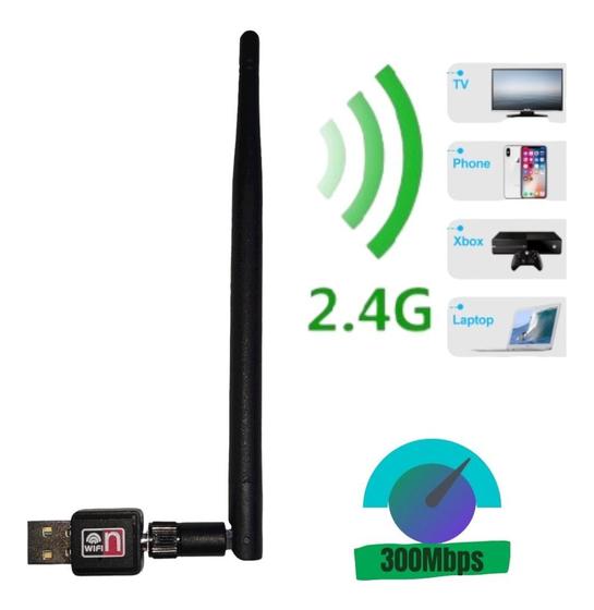 Antena Wifi 2.4G Adaptador Wireless 1200mbps Usb Pc Notebook Menor preço em Antena Wifi 2.4G Adaptador Wireless 1200mbps Usb Pc Notebook