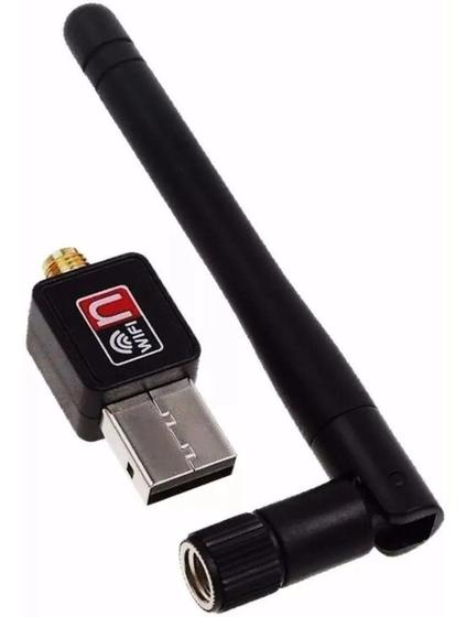 Imagem de Antena Wifi Adaptador Wireless Usb 1200Mbps Ate 150M 802.Iin - Wifin