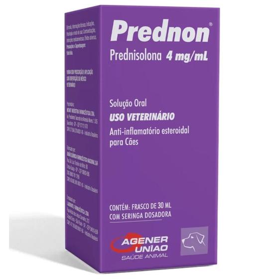 Imagem de Anti-inflamatório Agener União Prednon 4 mg/ml para Cães 30 ml