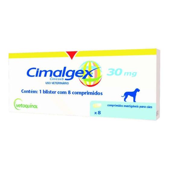 Imagem de Anti-Inflamatório Cimalgex 30mg Com 8 Comp  - Vetoquinol