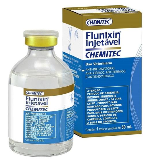 Imagem de Anti-Inflamatório Flunixin Chemitec Injetável 50ml