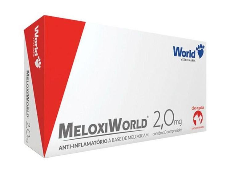 Imagem de Anti-Inflamatório MeloxiWorld 2,0mg - World Veterinária