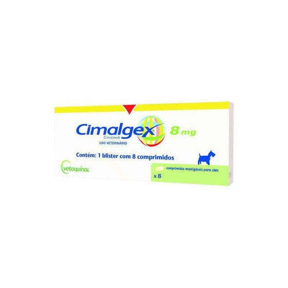 Anti-Inflamatório Vetoquinol Cimalgex Cimicoxib 80mg com 8 Comprimidos - Anti-Inflamátório ...