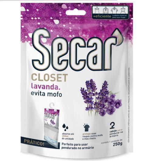 Imagem de Anti Mofo Secar Closet 9X250G - Lavanda