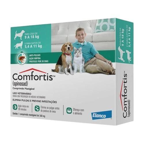 Imagem de Anti-Pulgas Comfortis (9 A 18 Kg) E Gatos (5,5 A 11 Kg)