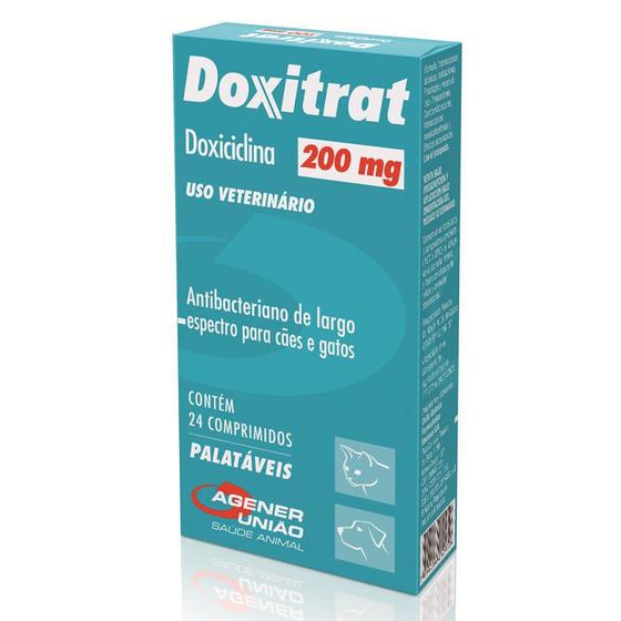 Imagem de Antibacteriano Agener União Doxitrat 200 mg - 24 Comprimidos