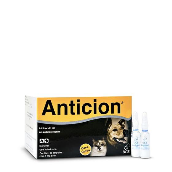Imagem de Anticion 1 ml Antconcepcion Ucb com 36 - Ucb vet