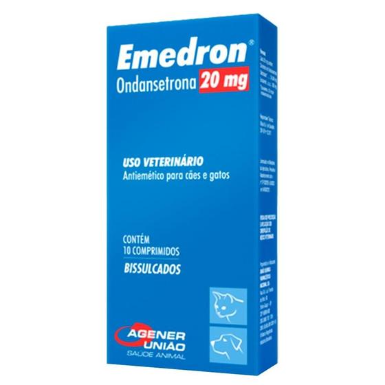 Imagem de Antiemético Agener Emedron com 10 Comprimidos - 20 mg