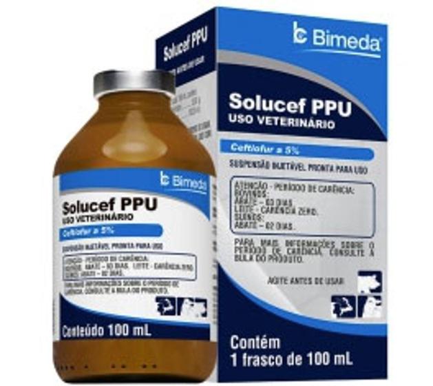 Imagem de Antimicrobiano Solucef PPU - Ceftiofur 5% - Bimeda