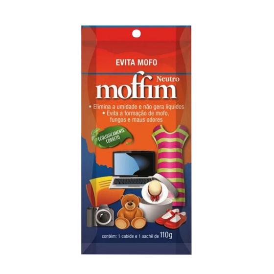 Imagem de Antimofo Desumidificador Moffim 110g Contra Umidade Mau Odor