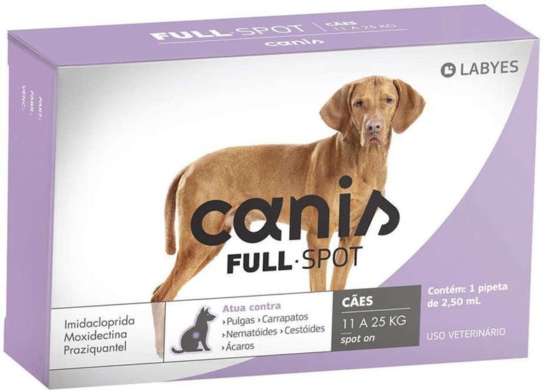 Imagem de Antiparasitário Canis Full Spot 11 a 25kg 2,5ml - LABYES