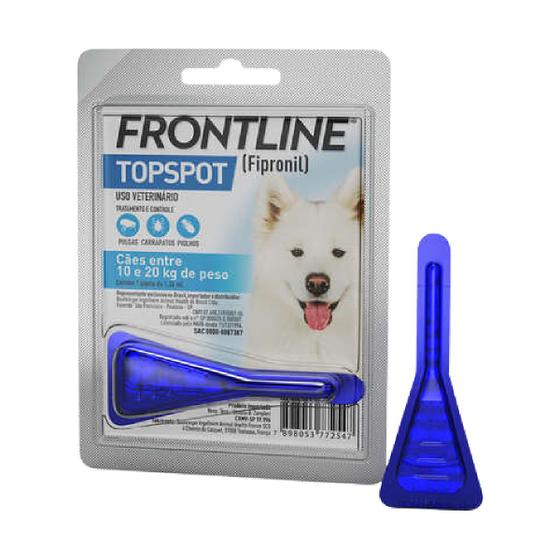 Imagem de Antipulga e Carrapato Frontline Topspot -  Cães 10,0 a 20,0 KG  - 1,34 ml ( 01 Pipeta)