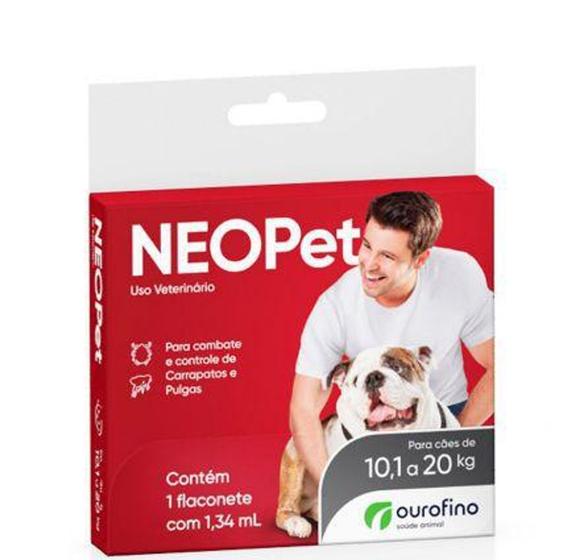 Imagem de Antipulgas Carrapatos Neopet Para Cães 10,1 A 20kg, Ourofino