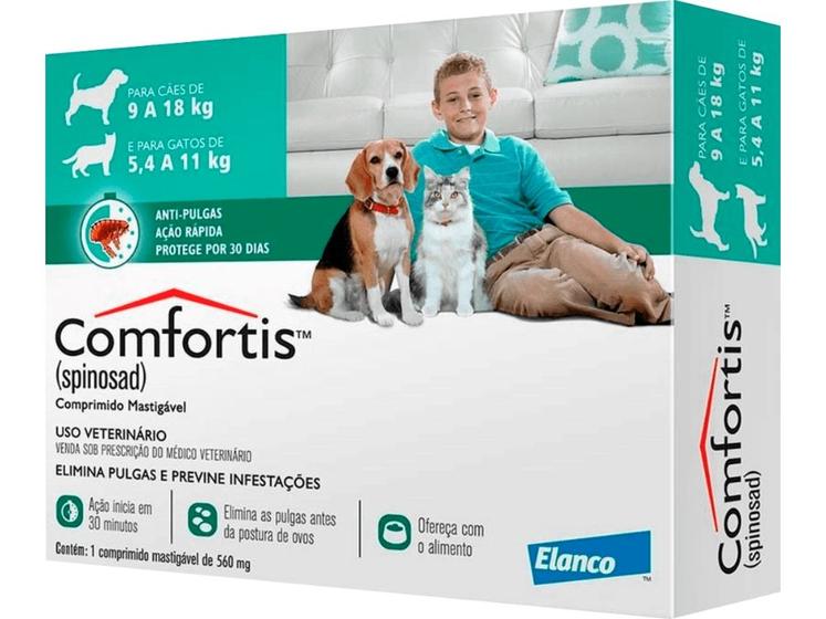 Imagem de Antipulgas Comfortis 560mg 1 Compr - Elanco