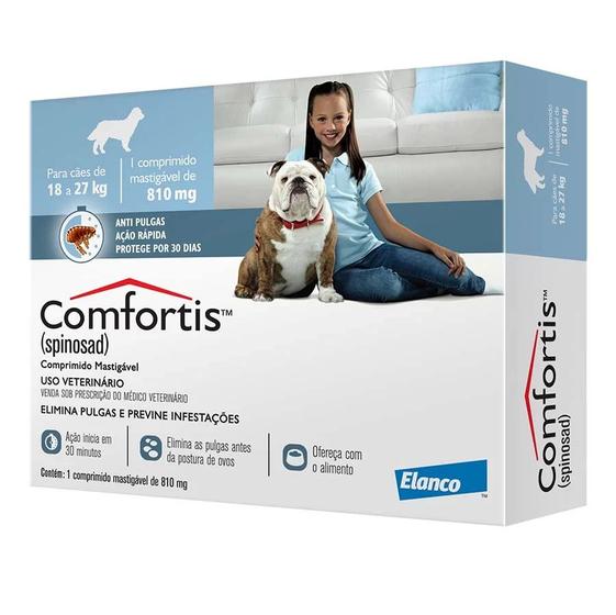 Imagem de Antipulgas Comfortis 810mg para Cães de 18 a 27kg - Elanco