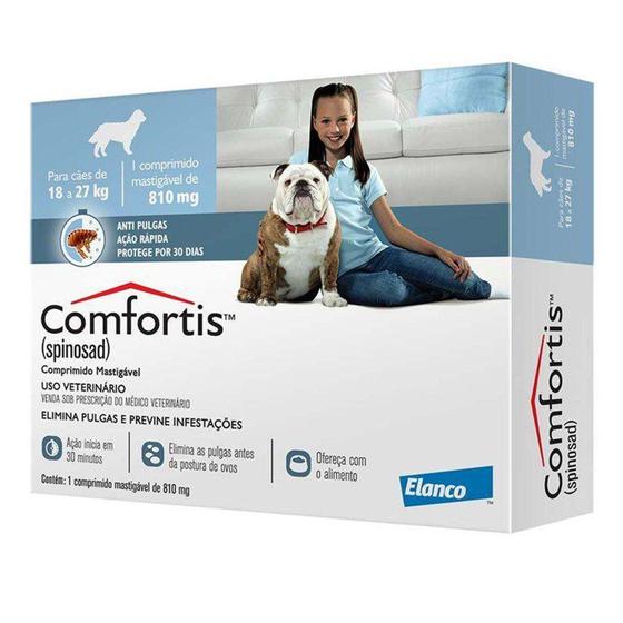 Imagem de Antipulgas Comfortis Para Cães de 18 27 kg - Elanco