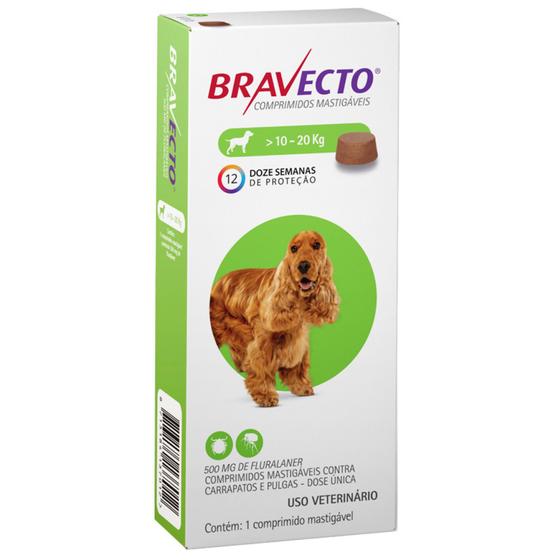 Antipulgas e Carrapatos Bravecto 10 a 20 Kg é boa?