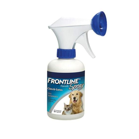 Imagem de Antipulgas E Carrapatos Frontline Spray Cães E Gatos - 250Ml