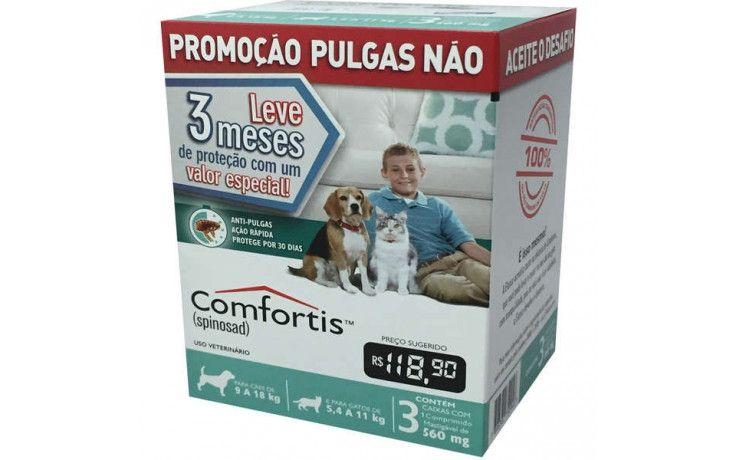 Imagem de Antipulgas Elanco Comfortis 560 mg para Cães de 9 a 18 Kg e Gatos de 5,5 a 11 Kg