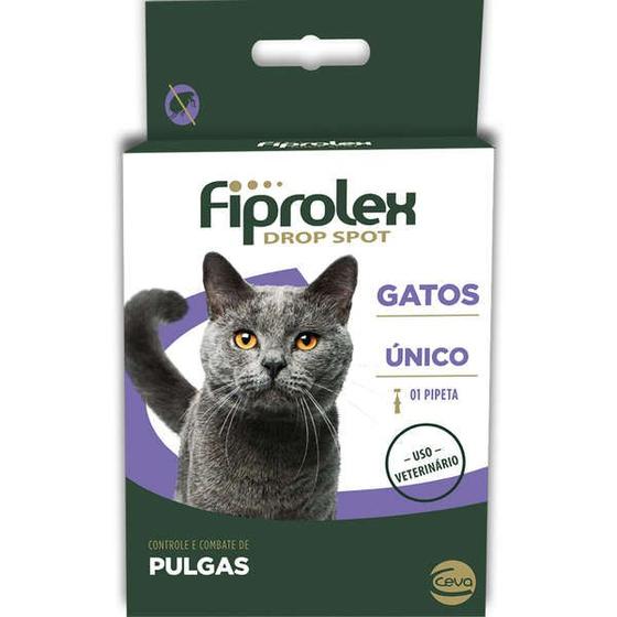 Imagem de Antipulgas Fiprolex para Gatos de 0,5Ml - Caixa com 1 Pipeta