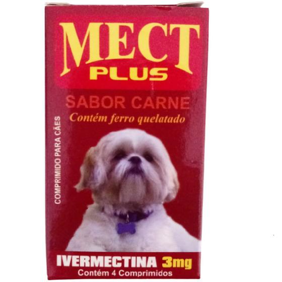 Imagem de Antipulgas Mect Plus 3 Mg Cães de 7,5 a 15Kg