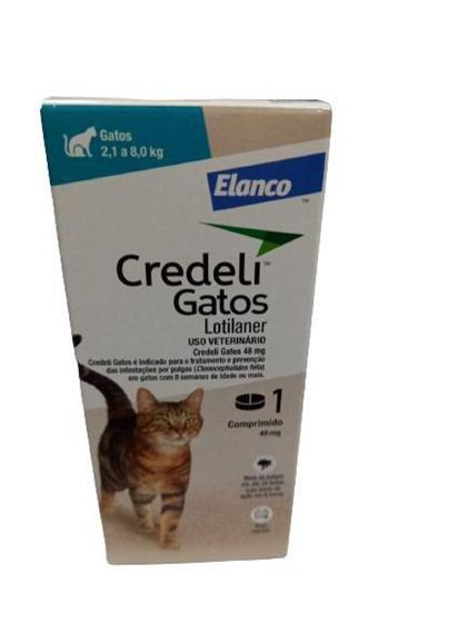 Imagem de Antipulgas pra gato 2,0kg a 8,0kg Credeli Elanco 48mg
