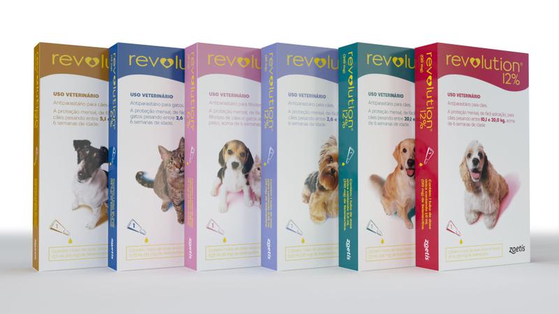 Imagem de Antipulgas Revolution 6% para Cães e Gatos até 2,5kg 3 Tubo