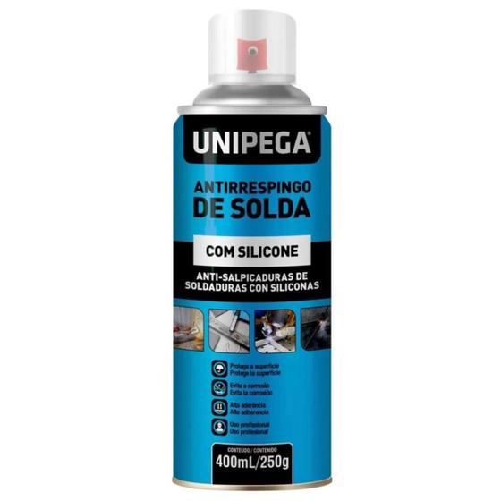 Imagem de  Antirrespingo Spray Unipega para Solda 400ml com Silicone 