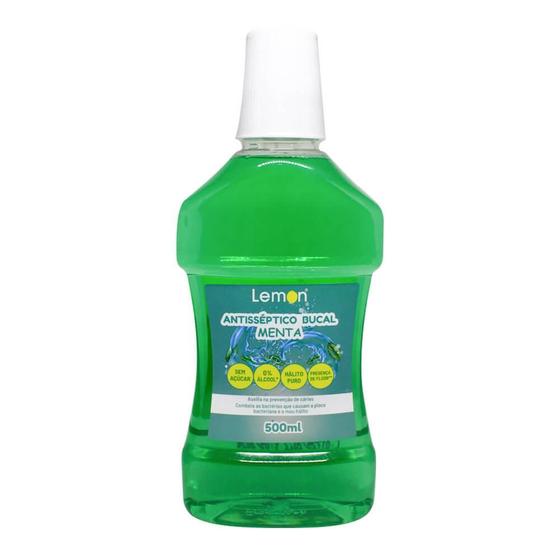 Imagem de Antisseptico bucal lemon 500ml menta