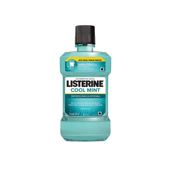 Imagem de Antisseptico Bucal Listerine 500ml L 500 Pg 350ml Cool Mint